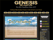 Tablet Screenshot of genesis-uk.com